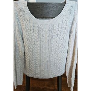 Cozy Casual 1X/2X Off White Sweater